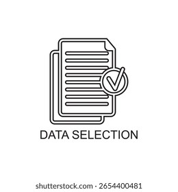 ícone seleção de dados , ícone segurança