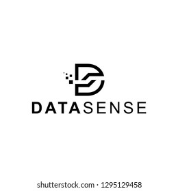 Data Sense Logo design inspiration - vector