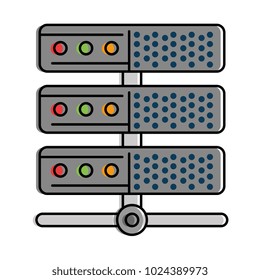 data server isolated icon