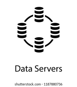 Data serves are arranged in a way making network 
