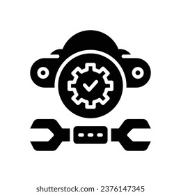 data setting glyph icon. vector icon for your website, mobile, presentation, and logo design.