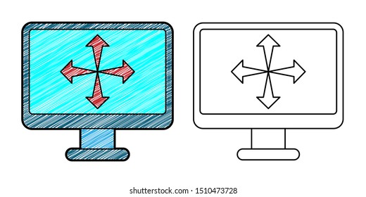 data share icon design vector with texture. editable outline for other style