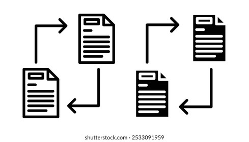 Linienstil für das Symbol "Datenfreigabe". EPS10
