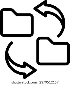 ilustración de icono de línea de uso compartido de datos