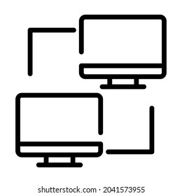 data sharing outline design, SEO and web flat design for mobile concepts and web apps. Collection of modern infographic logo and pictogram.