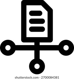Intercambio de datos, Compartir, Icono de contorno de Internet