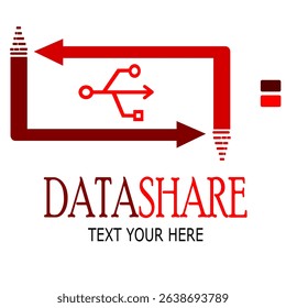 Data sharing, data transfer, document sharing, exchange file, file-sharing, sharing files, transfer Logo Vector