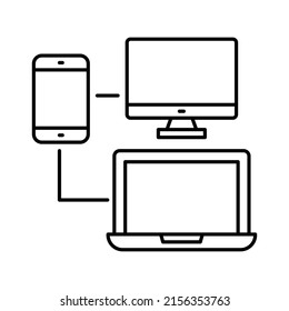 data sharing Vector icon which is suitable for commercial work and easily modify or edit it


