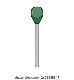 dados do sensor de umidade do solo cartoon. sonda sem fio, precisão de calibração, ambiente de medição dados do solo sinal do sensor de umidade do solo.