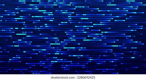 Data Sorting Visualization Concept. System Data Defragmentation. Artificial Intelligence. Big Data. Vector Illustration. DNA Sequence Abstract HUD Noise Background.