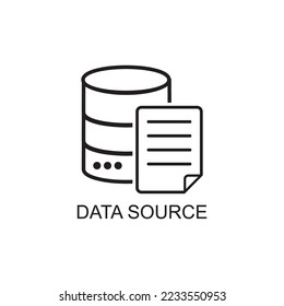 data source icon , technology icon