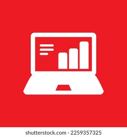 Data statistics icon, common graphic resources, vector illustration.
