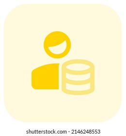 data storage by a user for the company