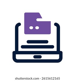 data storage dual tone icon. Sleek and modern vector icon for websites, mobile apps, marketing materials, and corporate design. Fully scalable and ready to use.
