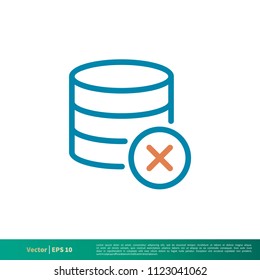 Data Storage Essential Icon Vector Logo Template Illustration Design. Vector EPS 10.