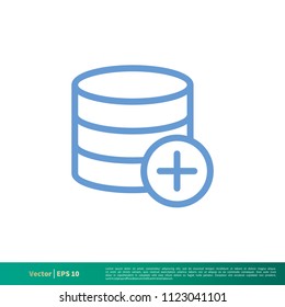 Data Storage Essential Icon Vector Logo Template Illustration Design. Vector EPS 10.