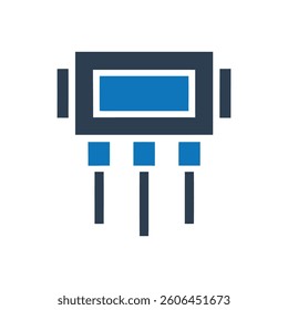 Data Storage Icon On White Background