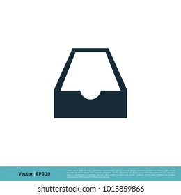 Data Storage Icon Vector Logo Template Illustration Design. Vector EPS 10.