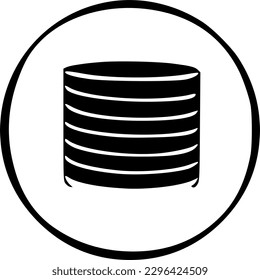 data storage icon vector symbol design illustration