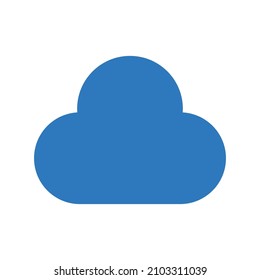 Data storage icon.cloudy (vector illustration)