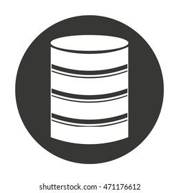 data storage isolated icon vector isolated graphic