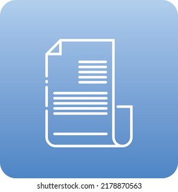 Data storage outline icon for website and design in vector