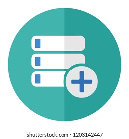 a data storage trendy icon on white background for web graphic