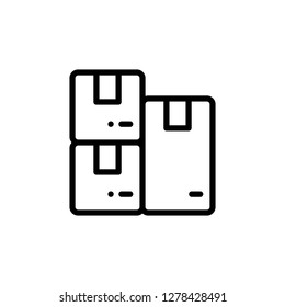 Data Storage Vector Icon. Storage icon in flat style isolated on white background. Vector illustration.