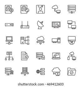 Data Storage Vector Icons 2