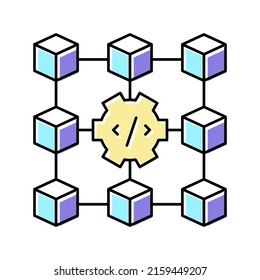 data store equipment color icon vector. data store equipment sign. isolated symbol illustration