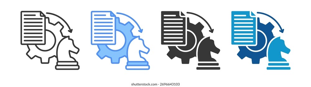 Ícone de Estratégia de Dados - Definir Coleção de Vários Estilos