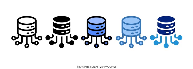 Data Stream Icon Element For Design