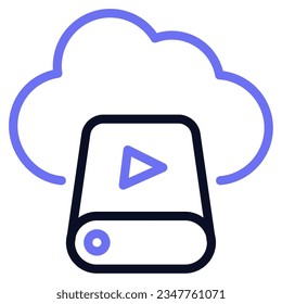 Data Stream Icon illustration, for uiux, infographic, etc