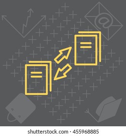 data synchronization icon