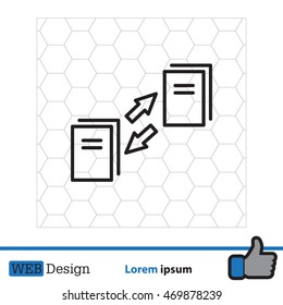 data synchronization icon