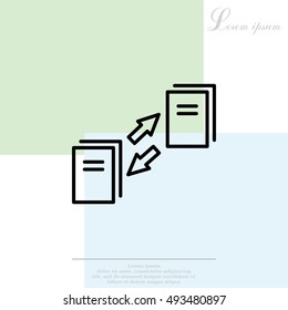 data synchronization icon