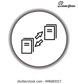 data synchronization icon