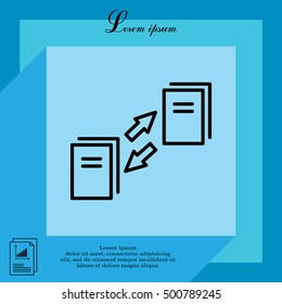 data synchronization icon