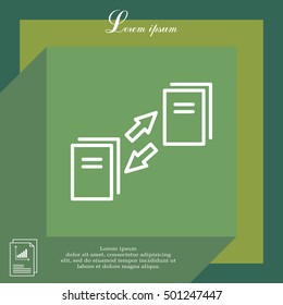 data synchronization icon