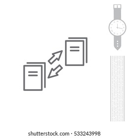 data synchronization icon