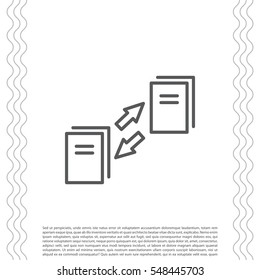 data synchronization icon