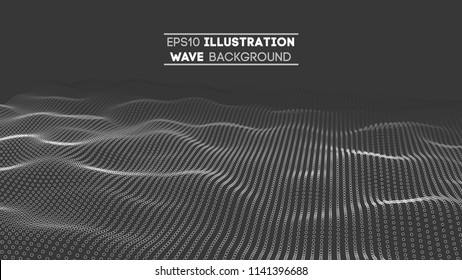 Data technology abstract futuristic illustration . Low poly shape with connecting dots and lines on dark background. 3D rendering . Big data visualization .
