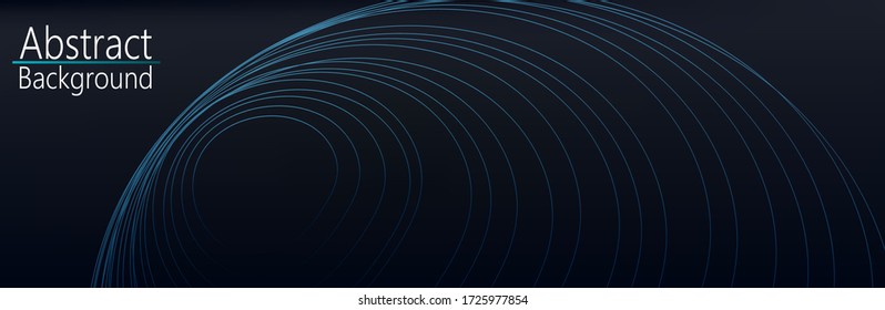 Datentechnik abstrakte futuristische Illustration . Niedrige Poly-Form mit Verbindungspunkten und Linien auf dunklem Hintergrund. Visualisierung von Big Data .