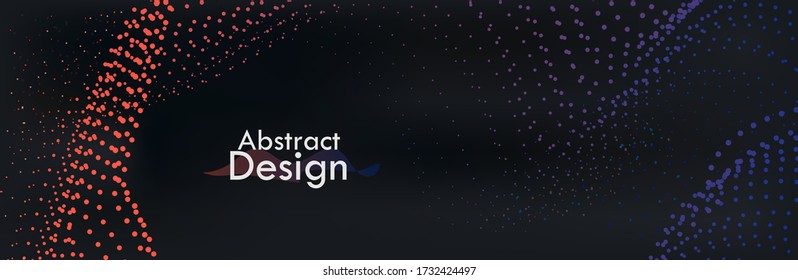 Ilustración futurista abstracta de tecnología de datos. Forma de polos baja con puntos de conexión y líneas sobre fondo oscuro. Ilustración vectorial.