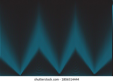  Data technology background. Abstract background. Connecting dots and lines on dark blue background. Abstract digital wave particles. Abstract halftone illustration background. 