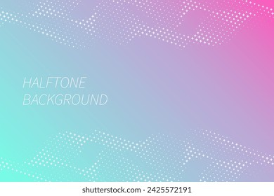 Data technology background. Abstract background. Connecting dots and lines on colorful background. Abstract digital wave particles. Abstract halftone illustration background.