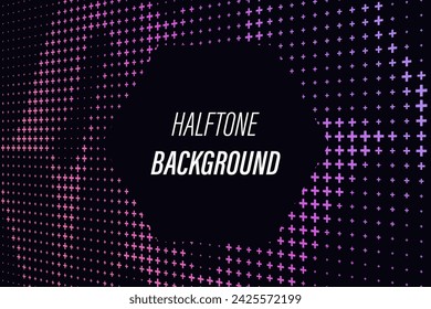 Data technology background. Abstract background. Connecting dots and lines on colorful background. Abstract digital wave particles. Abstract halftone illustration background.
