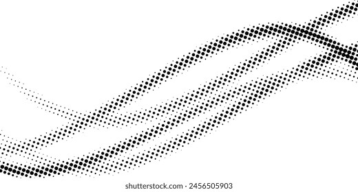 Data technology background. Abstract background. Connecting dots and lines on dark background. Abstract digital wave particles. Abstract halftone illustration background.