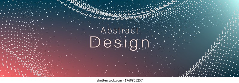 
Data technology background. Low poly shape with connecting dots and lines on a light background. Musical wave of dots. Vector illustration. luxury waves