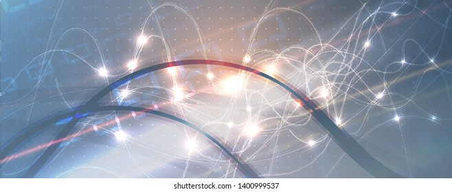 Data technology concept. Abstract amazing science futuristic internet high computer technology business background